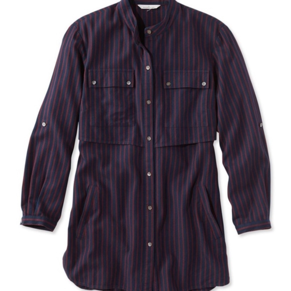 LL Bean striped‎ tunic